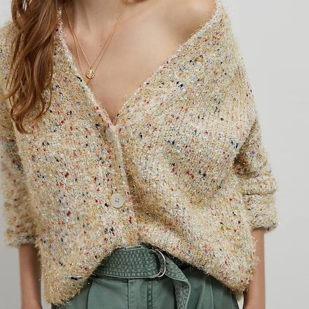 NWT anthropologie maeve twinkle crop cardigan